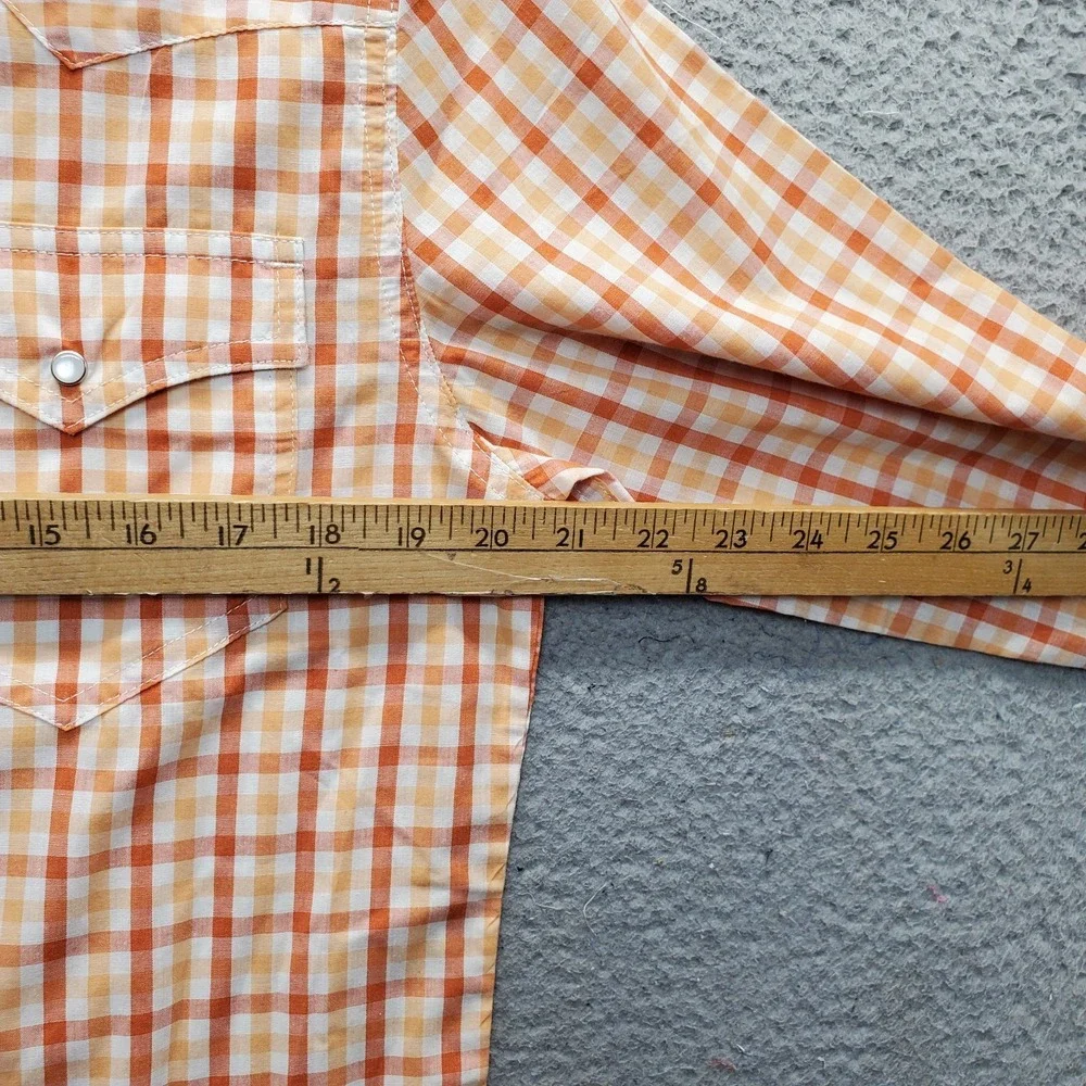 Lot of 2 Levi's Western Pearl Snap Shirt Mens Small Multi Gingham Modern Fit